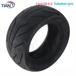 TUOVT 12x4.50-6.5 Tubeless Tyre 12 Inch Vacuum Tires for Scooter Wear-resistant New Electric Scooter Mini Kibe Avt Wheel Parts