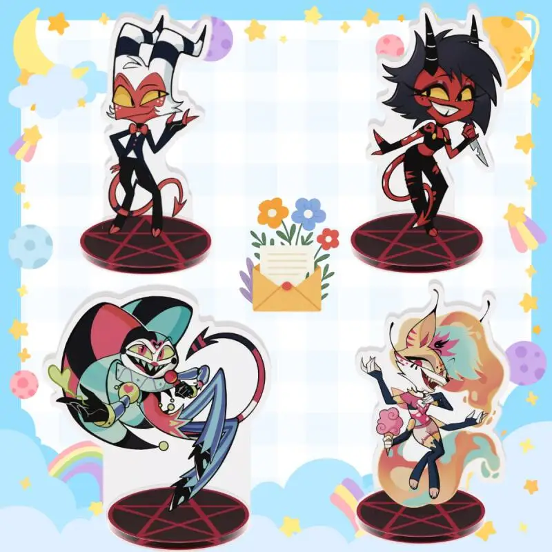 Anime Acrylic Standee for Helluva Boss Moxxie Millie Verosik
