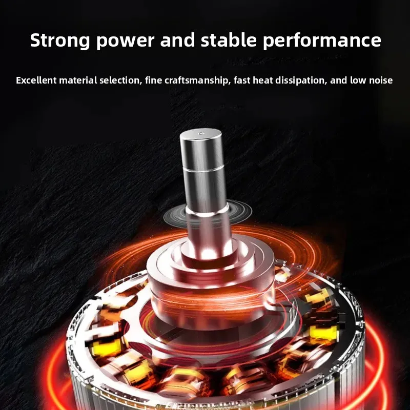 For Portable 16 Cylinder Brushless Direct Drive Car Air Pump Motor Compact Emergency Inflator Movement for Automotive Use