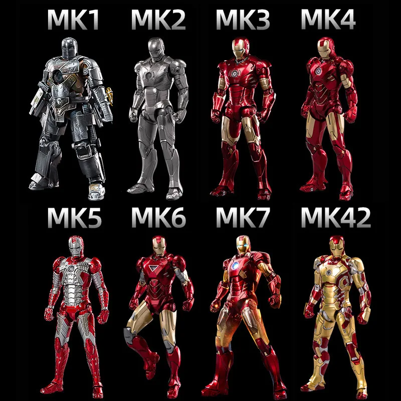 Bandai Iron Man MK85 MK50 MK20 MK5 MK7 Action Figure Model Collectible Toys birthday Gift for Children - view 4