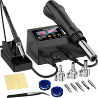 8898 2 in 1 Soldering Station Digital Display Hot Air Gun Welding Rework For Cell-Phone BGA SMD PCB IC Repair Solder Iron Tools