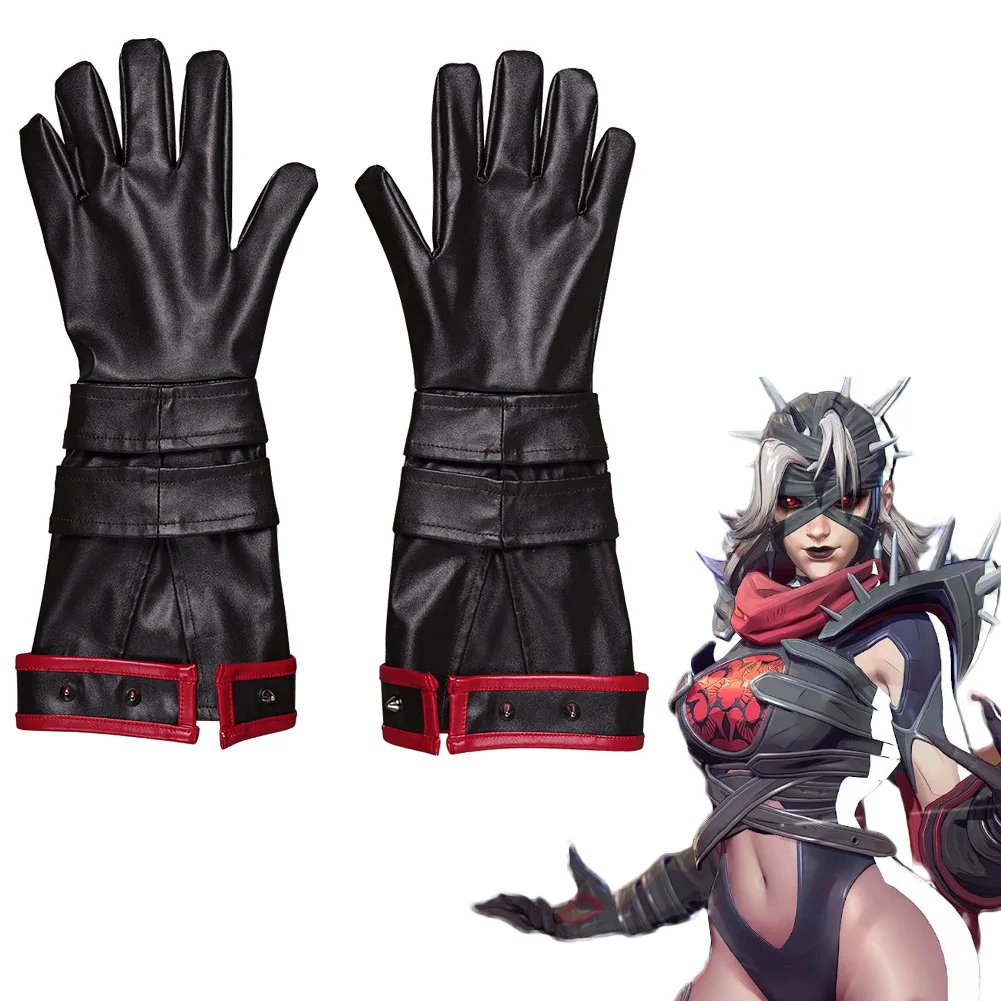 

Susan Storm Cosplay Gloves Costume Accessories Game Rival Invisible Woman Roleplay Black Gloves Halloween Carnival Party Props