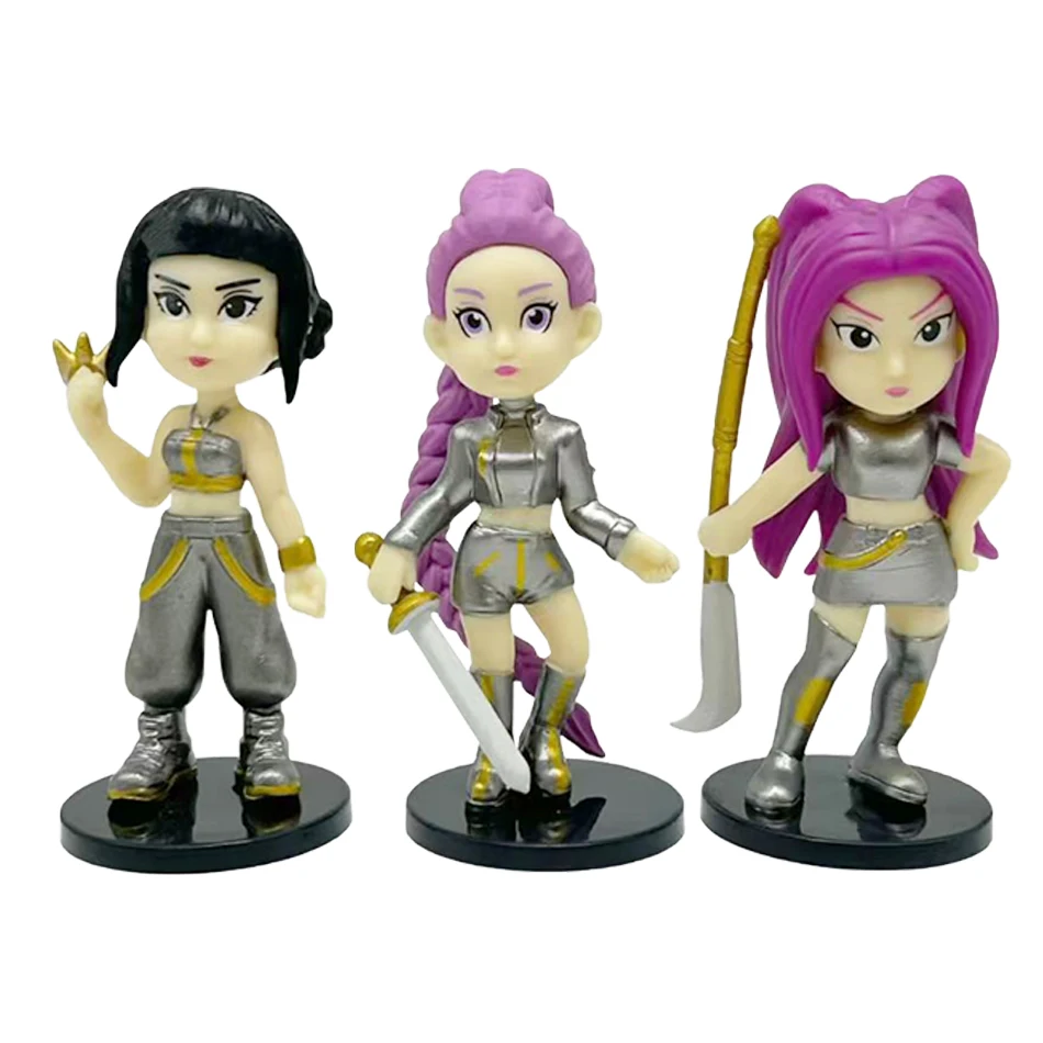 2025 Kpop Demon Hunters Anime Figur Spielzeug Niedliche PVC Bewegliche Gelenke Action Figur Modell Puppen Kinder Geburtstag Dekoration Spielzeug Geschenke