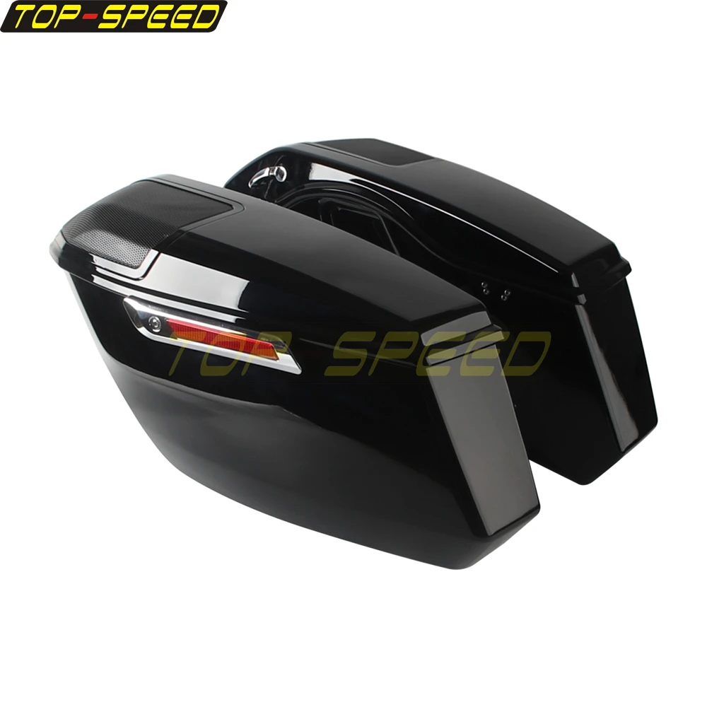 Motorcycle Hard Saddlebags For Harley Touring CVO Road Street Glide 2023-25 Street Glide Road Glide FLHX FLTRX 24-25 FLHXU 2025