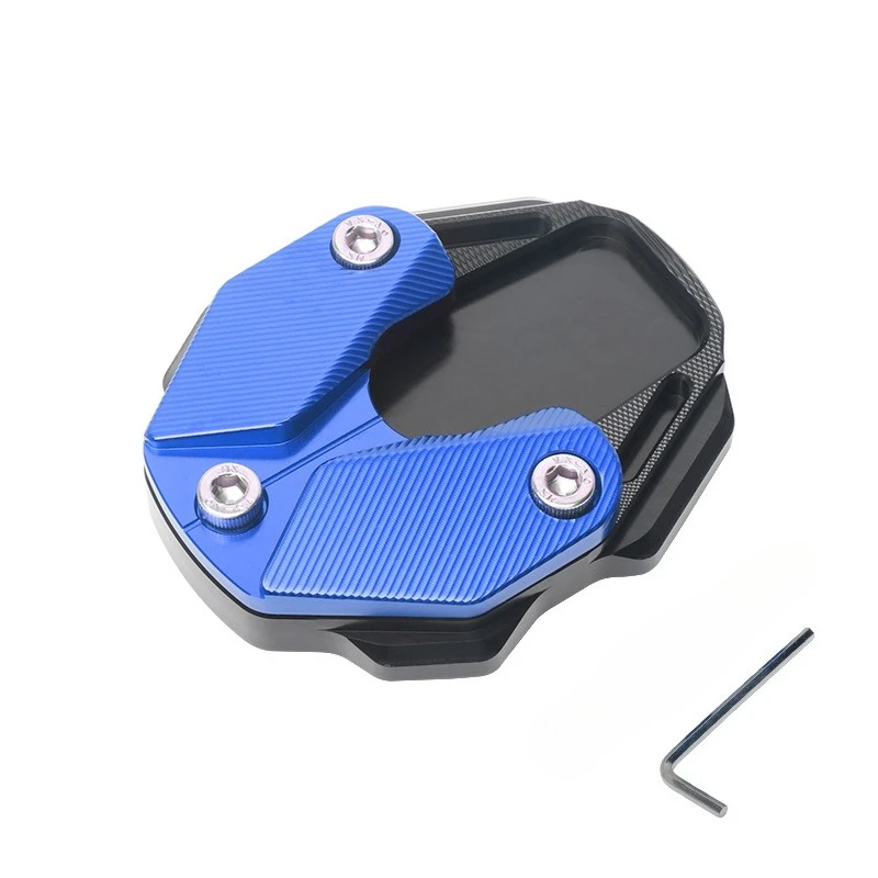 For SUZUKI HAOJUE UY125 UE125 UU125 ADX125 2023 2024 Motorcycle Kickstand Decoration Parking Rack Base Plus Pad CNC Accessories