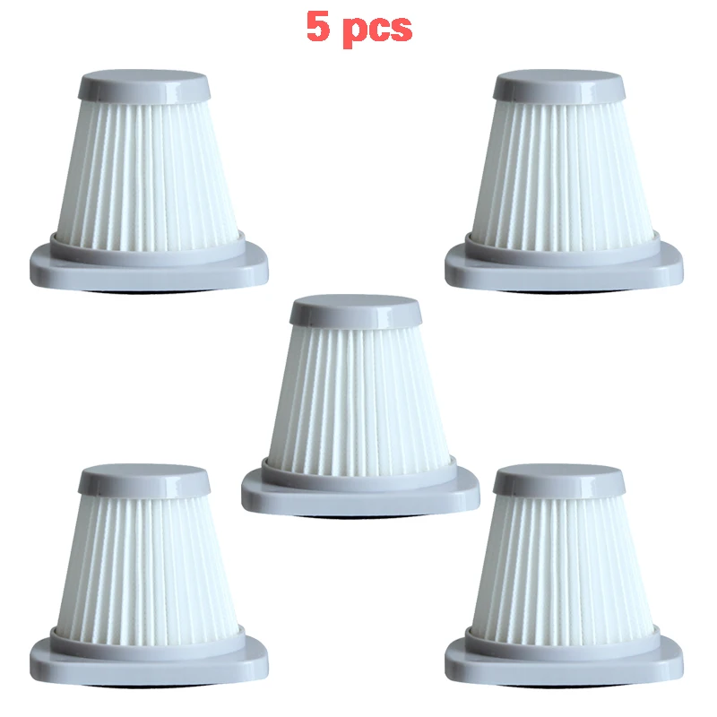 HEPA aspirador substituível filtro, peças laváveis e acessórios para Midea SC861 e SC861A, 3 PCs, 5 PCs
