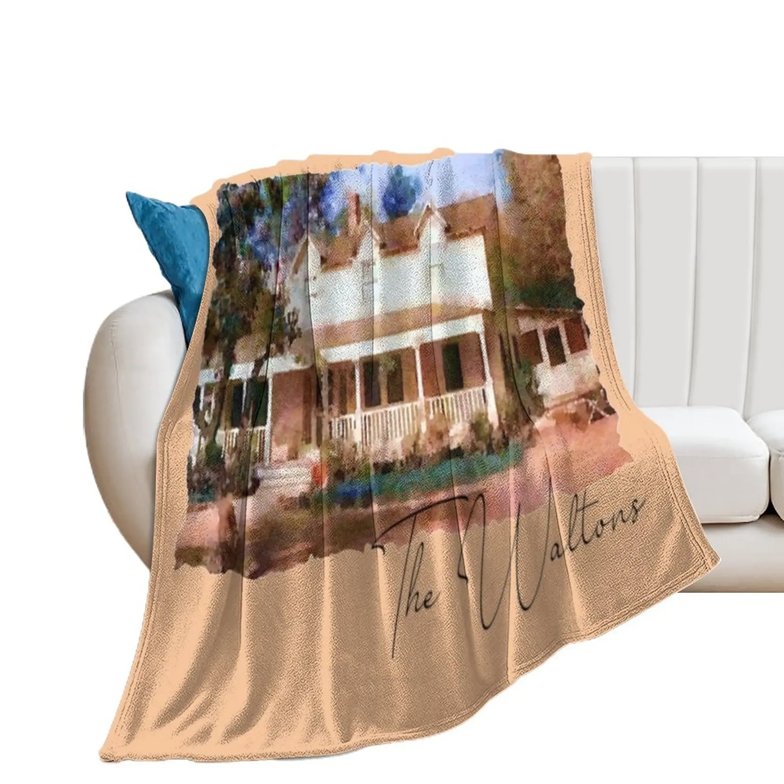 The Waltons House Throw Blanket For Sofa Thin Thermal Blankets