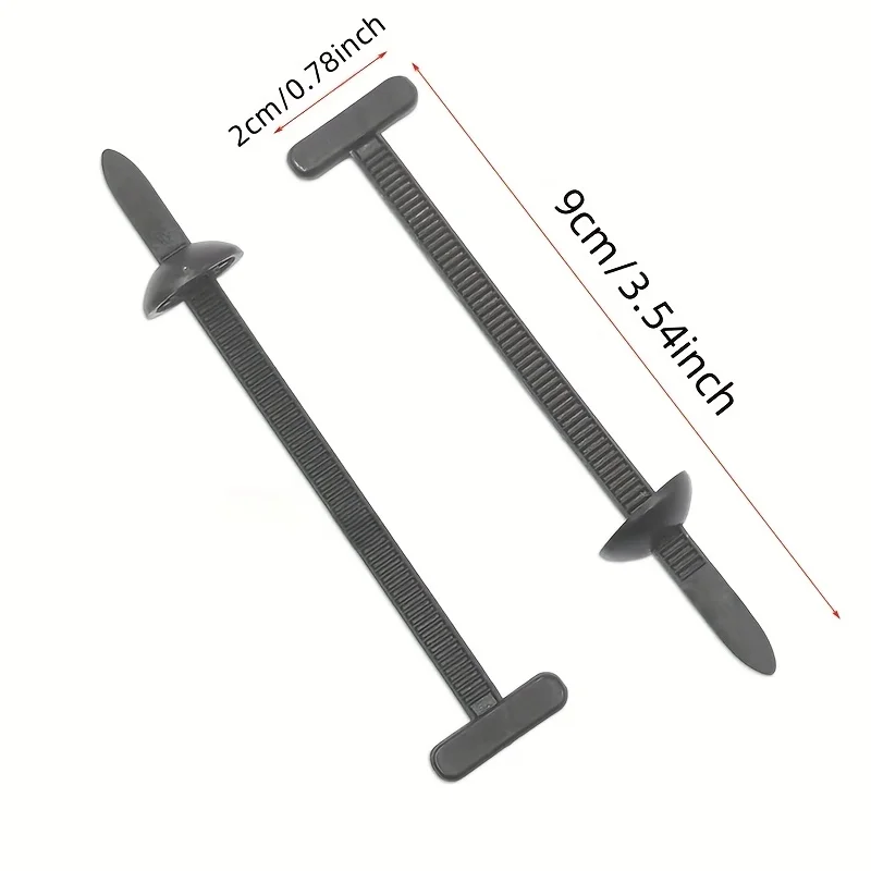 120 قطعة من ربطات الكابلات ذاتية القفل، مشابك إدارة أسلاك النايلون مع مسامير لإصلاح السيارات، أدوات منزلية ذاتية الصنع