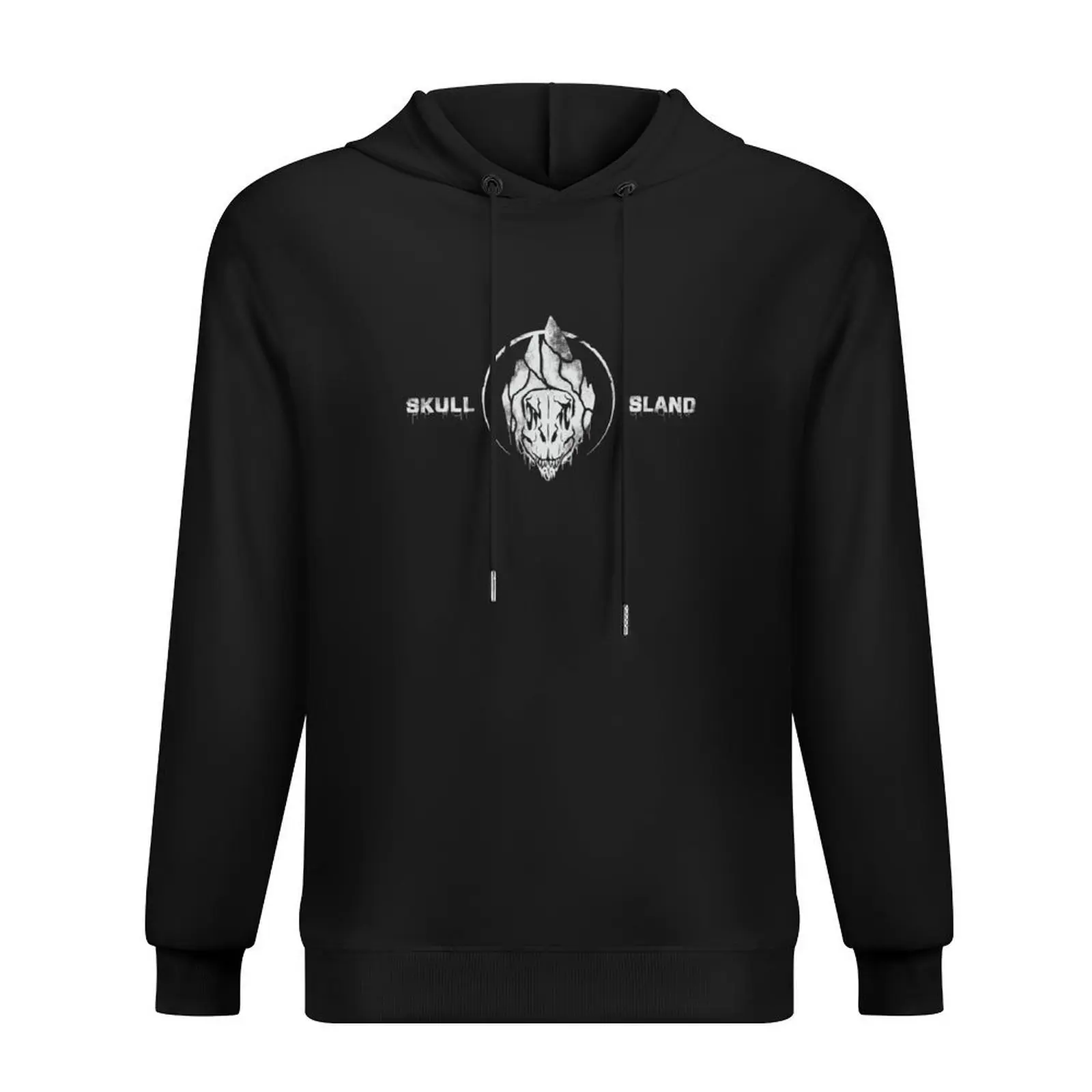 

Light Grey Logo With Text- Back Hoodie men wear men's clothes japanese style men's autumn clothes hoodie streetwear