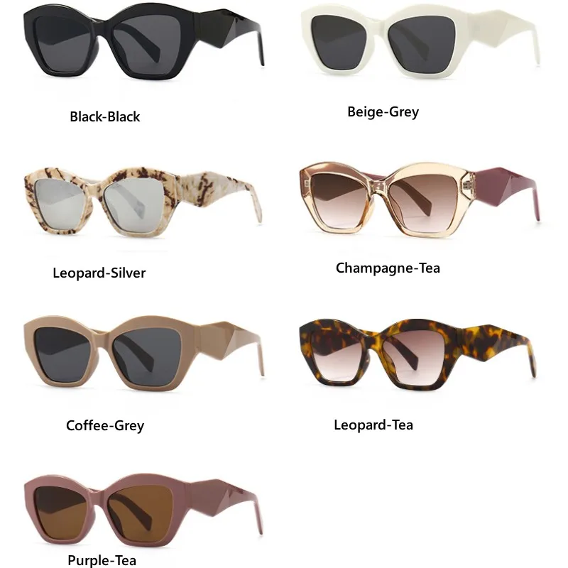 2024 New Fashion Cat Eye Luxury Brand Sunglasses For Women Men Retro Female Outdoor Sun Glasses Trending Shades UV400 Eyeglasses