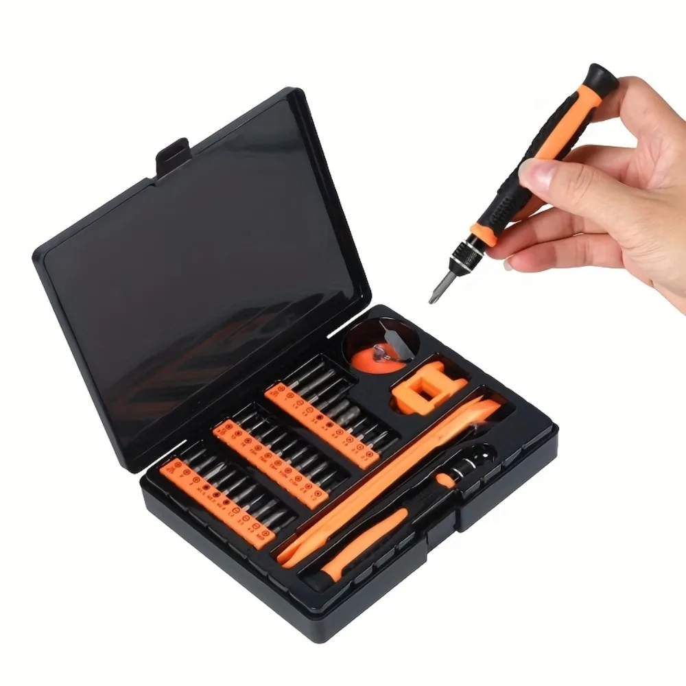 42-in-1 Precision Screwdriver Set with 40+ Bits for Eyeglasses, Watches,Game Controller, Smartphone & Electronics Repair