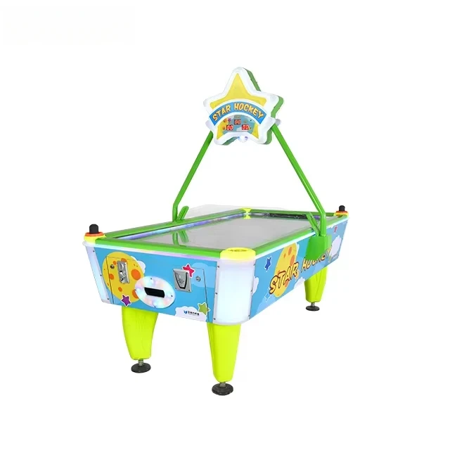 Green Air Hockey for Children Star Air Hockey Table Air Hockey Game Machine for 2 Players