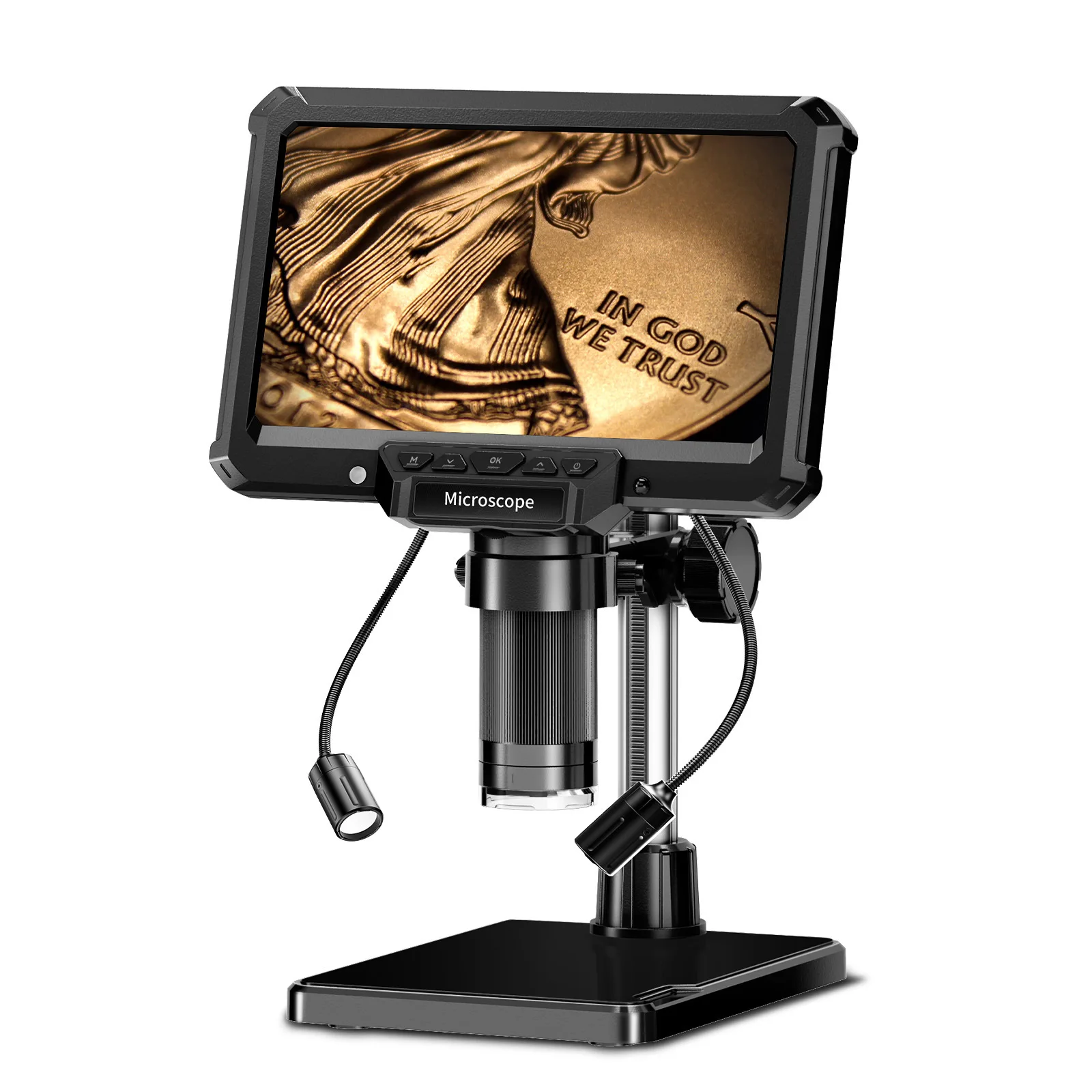 7-Inch High-Definition Microscope Pcba Repair Digital Microscope Coin Identification Digital Microscope