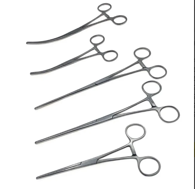 Stainless Steel Pet Grooming Forceps Straight Curved Jaw Dog Care Tool Pet Grooming Instrument Durable Reusable