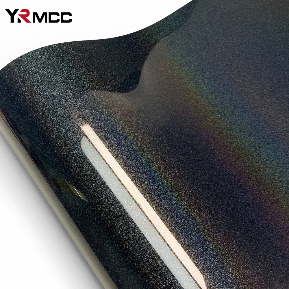 Film de chaîne en vinyle Laser en Fiber de carbone pour moto, autocollants auto-adhésifs imperméables à haute brillance pour accessoires décoratifs de voiture