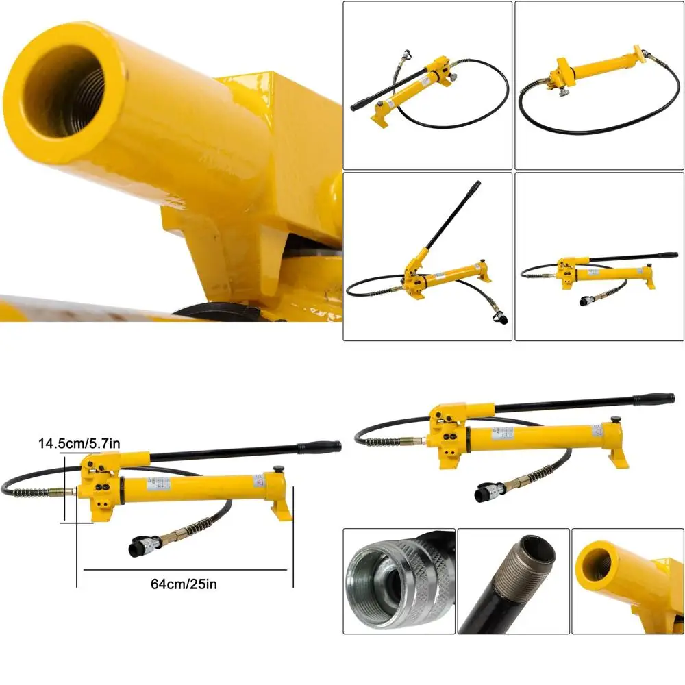 

Портативный ручной гидравлический насос 900 куб. см с максимальным давлением 10 000 PSI для подъема инструментов и цилиндров