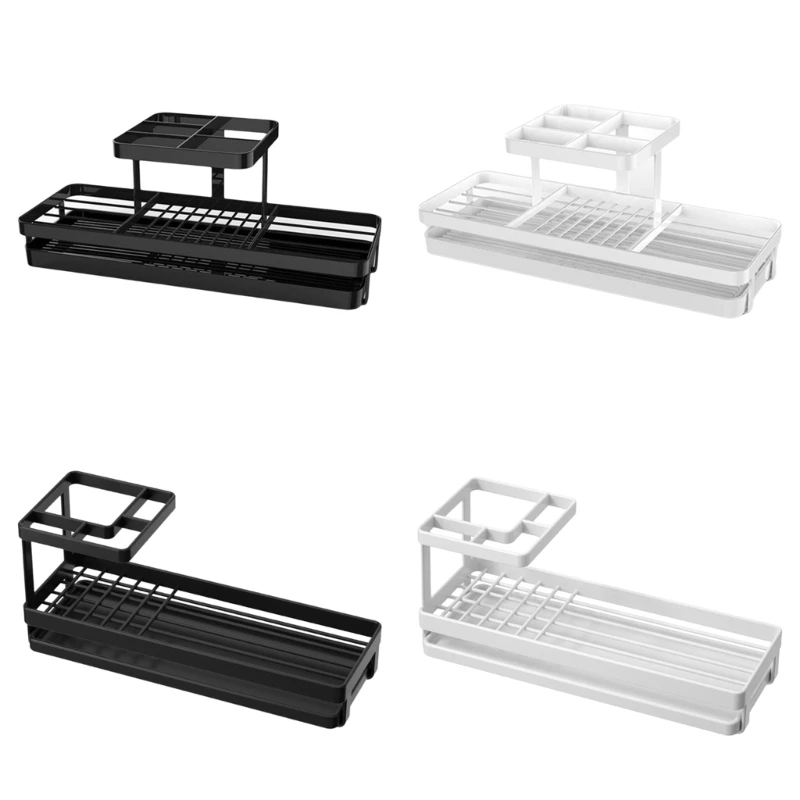 

Bathroom Toothbrush Holder, Carbon Steel with Drainages Feature for Dry Storage Dropshipping
