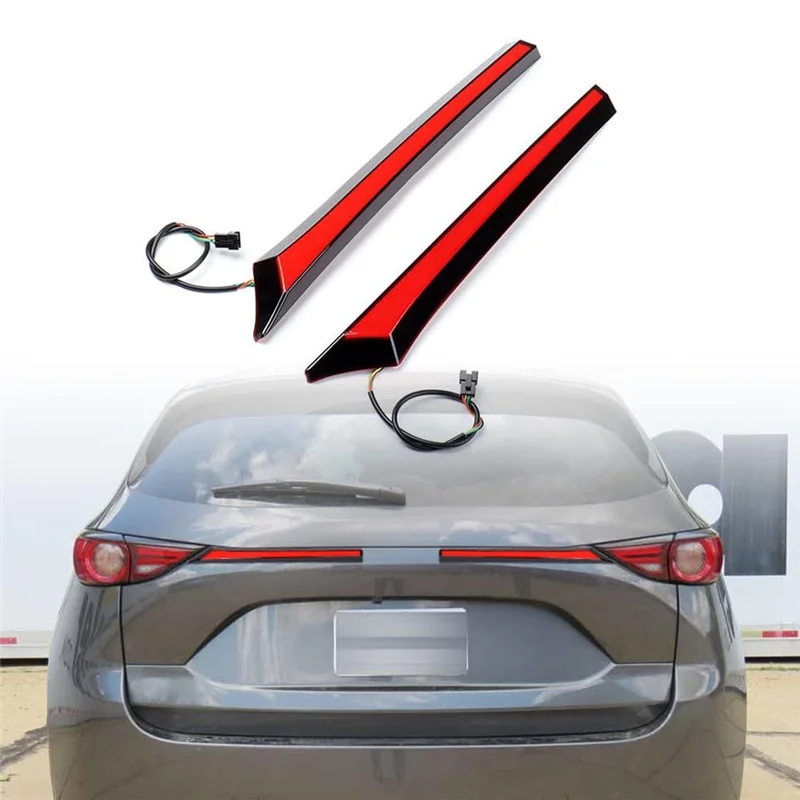 المصد الخلفي الجذع الذيل ضوء لمازدا ل CX-5 CX5 2017-2021 LED الضباب مصباح الفرامل بدوره مصباح إشارة #6