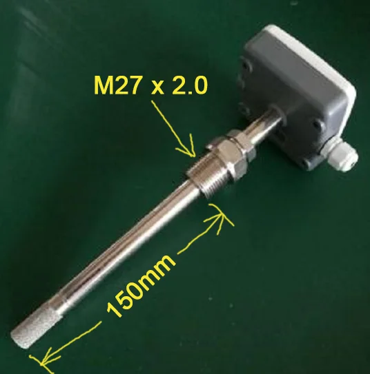 Industrial RS485 Temperature and Humidity Transmitter 4-20mA 0-10V 0-5V Intelligent Duct Sensor for HVAC Monitoring