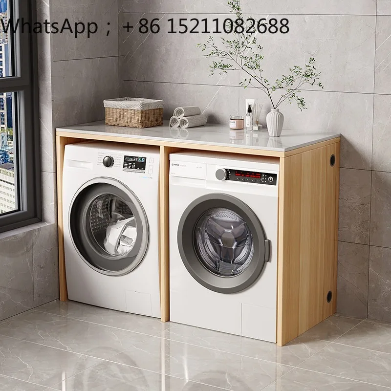 SCY washing machine rack thickened rock slab washing machine significant other household washing machine combination cabinet