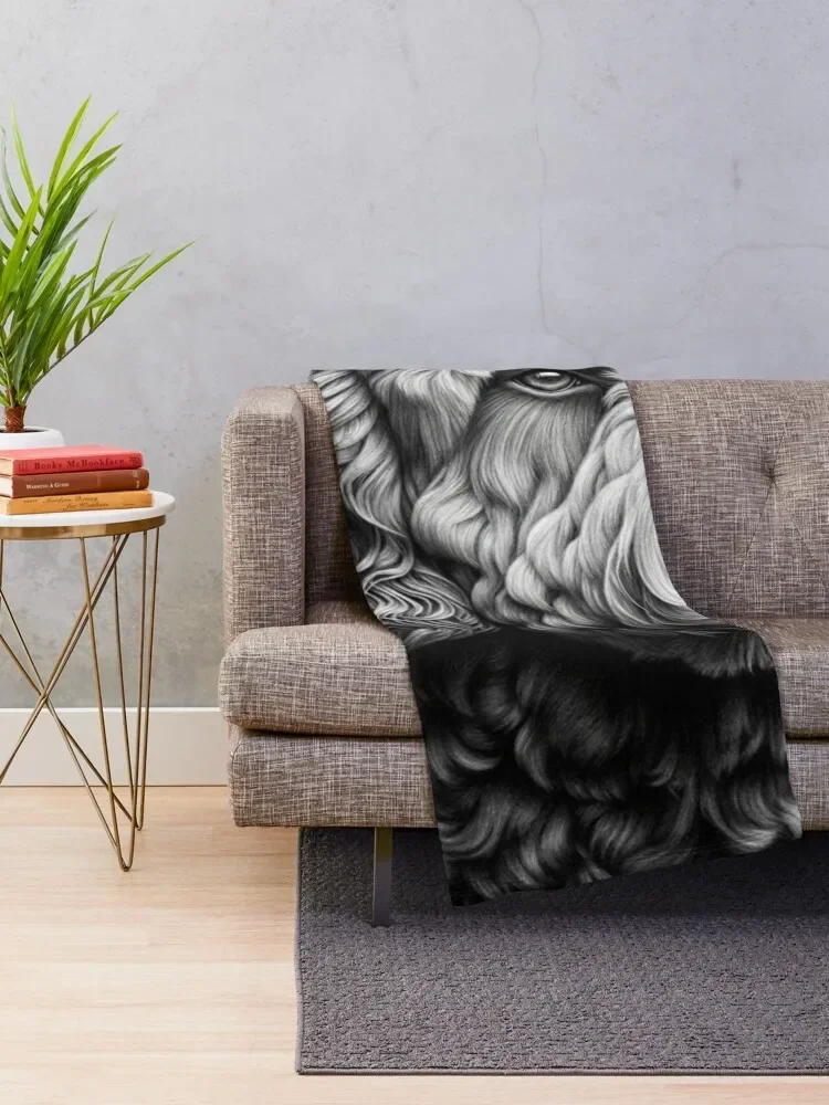 Doodle Dog Black and White Throw Blanket Softest Sofa Quilt warm winter Soft Plush Plaid Blankets