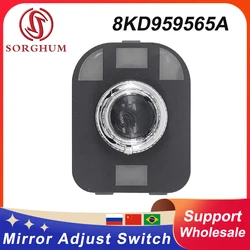 Sorghum Side Rearview Mirror Adjust Switch Knob With Folding 8KD959565A For AUDI A4 B8 Q5 A5 RS5 8K0959565A 4GD959565 8K0959565E
