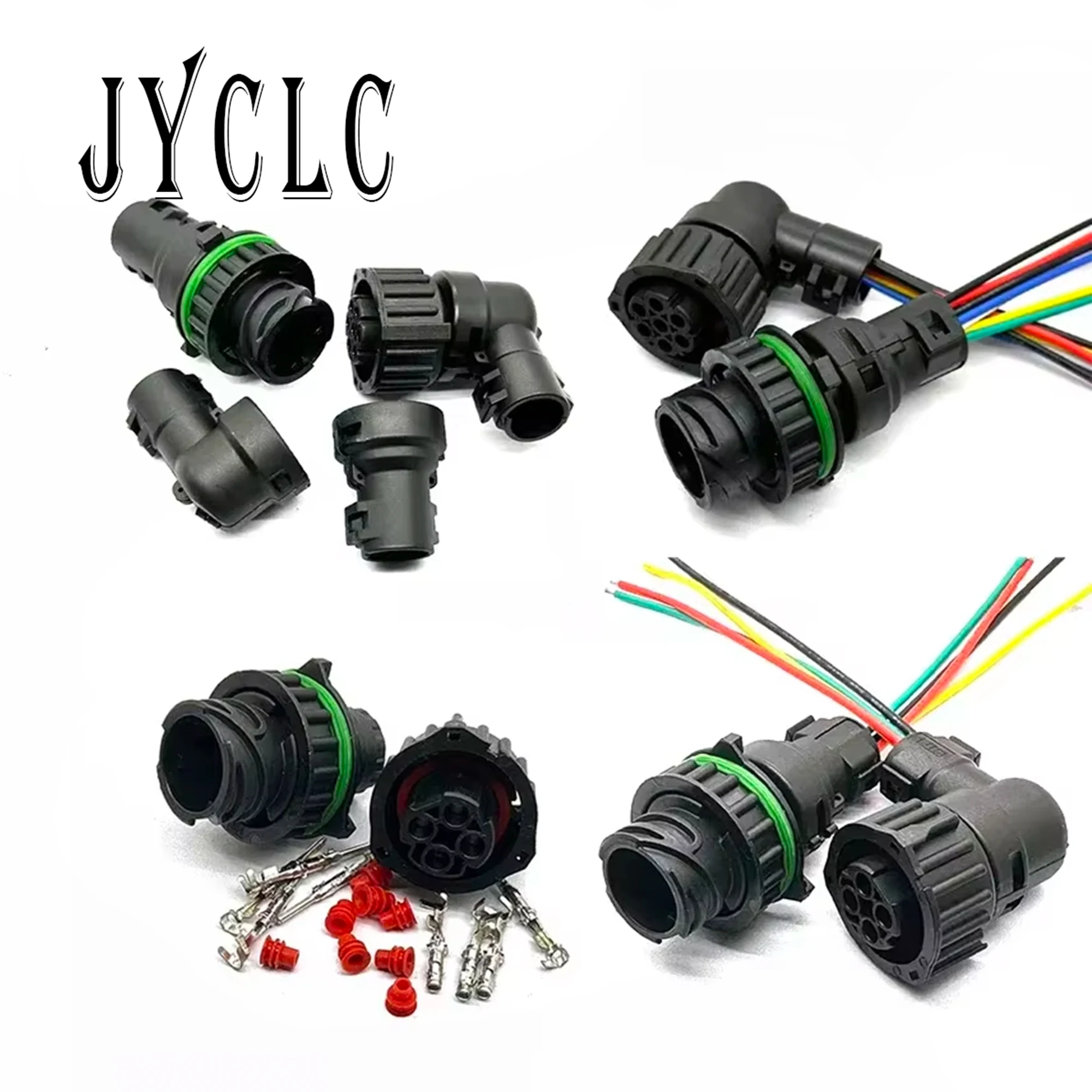 4/7 Pin Automotive Round Reverse Solenoid Valve Plug Car Pipeline Transmission Connector 1-967325-1 for Sinotruk 1-967402-1