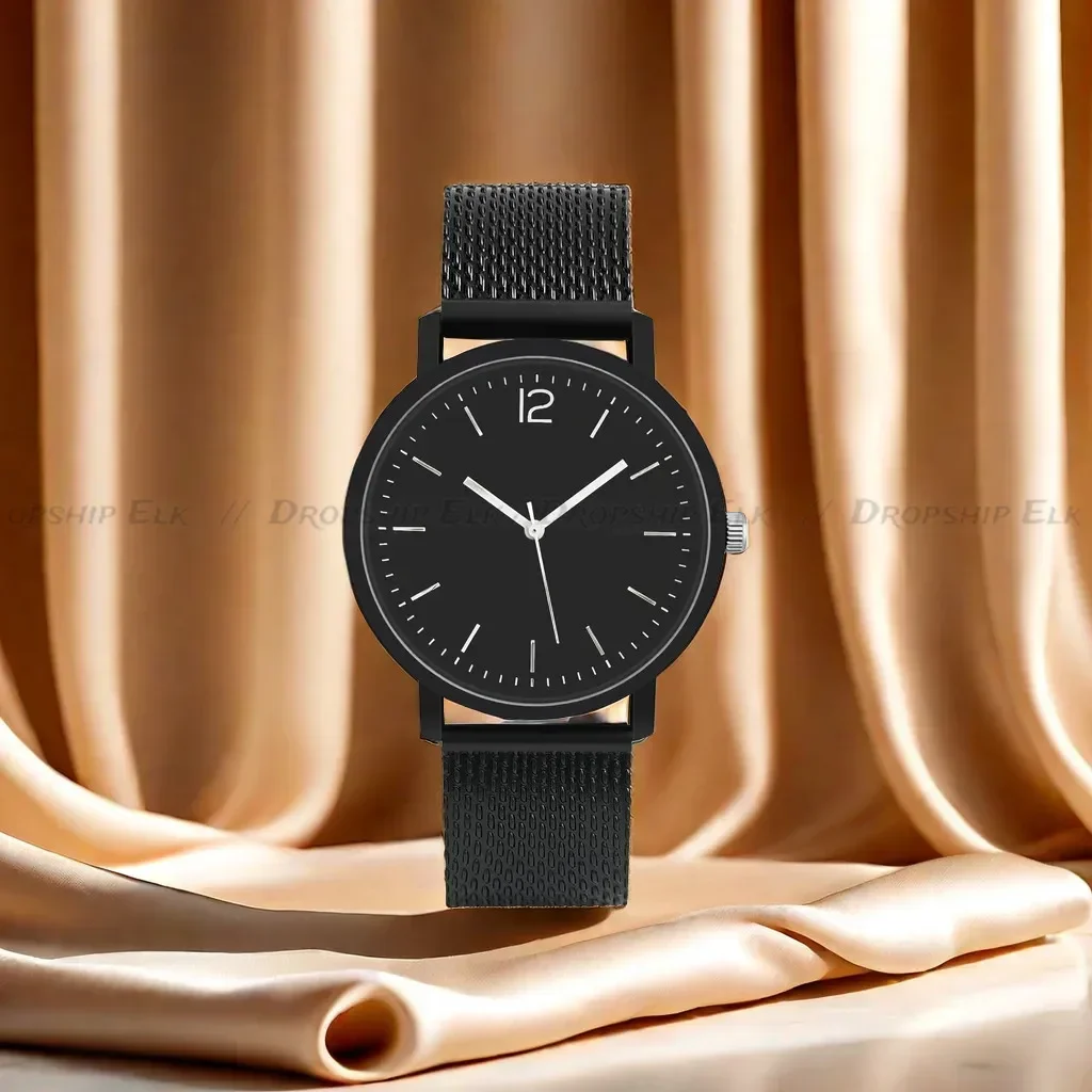 2個セット 高級恋人向け腕時計 レディース ブレスレットウォッチ ブランド レディース カジュアル クォーツ腕時計 スチール製 レディース腕時計 女性用腕時計