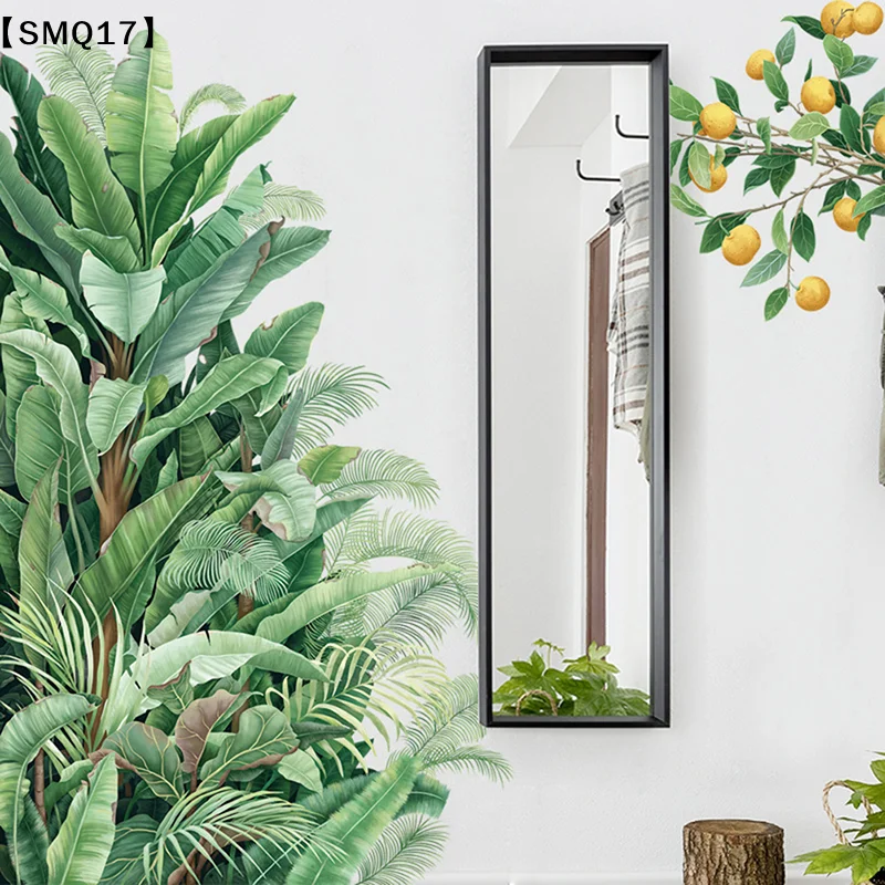 Green Leaves Wall Stickers For - đánh giá và giá Baby Nursery Wallpaper