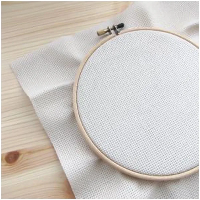 Top Quality Aida Embroidery Fabric, Cross Stitch Canvas, Cream, Beige, Ivory Color, 11CT 14CT 16CT 18CT, 100X150CM