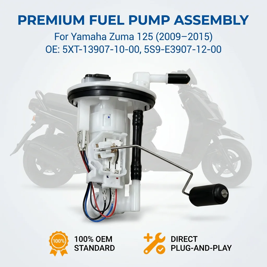 

5XT-13907-10-00 Motorcycle Fuel Pump Assembly For Yamaha Zuma 125 2009-2015 5S9-E3907-12-00 5XT139071000 2010 2011 2012 2013