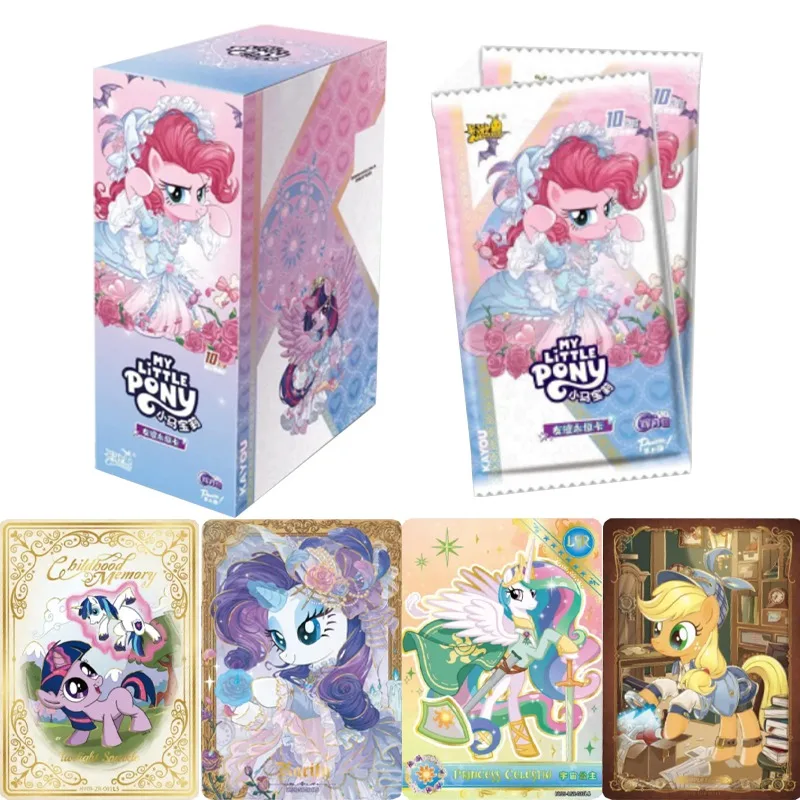 KAYOU Genuine My Little Pony Card Friendship Eternal Card Huiyue Pack Rare Anime Collection Card SGR Toy Princess Girl Kid Gifts