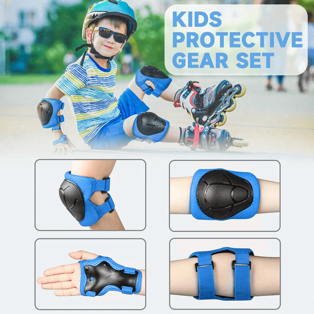 VICTGOAL Kids Knee Elbow Pads Wrist Guard Sports Child Protective Gear Set Safety Protector for Skateboard Bicycle Balance Bike