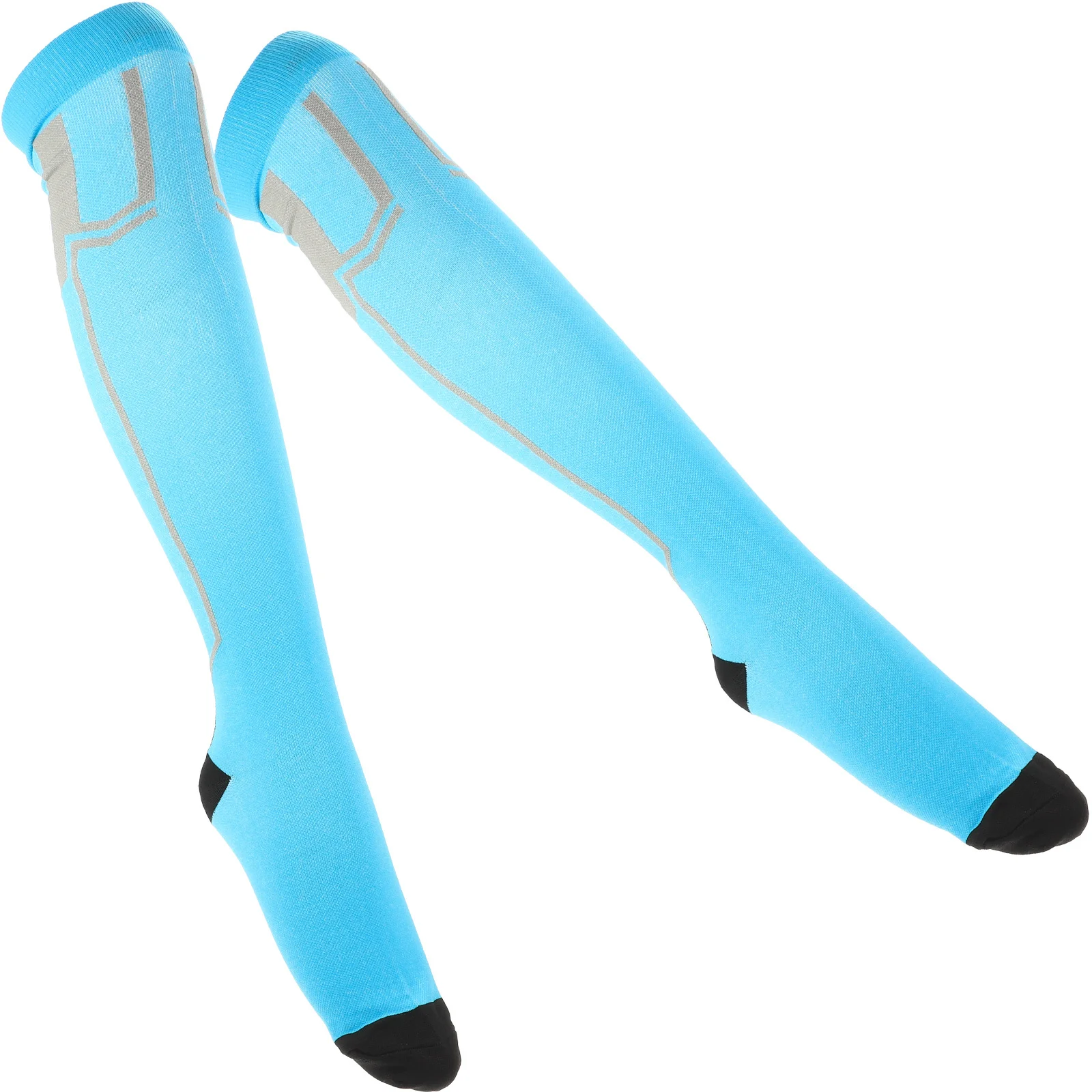 

1Pair Pressure Socks Breathable Moisture Wicking Comfortable Long Tube Socks for Sports Leg Fatigue Relief Unisex Compression