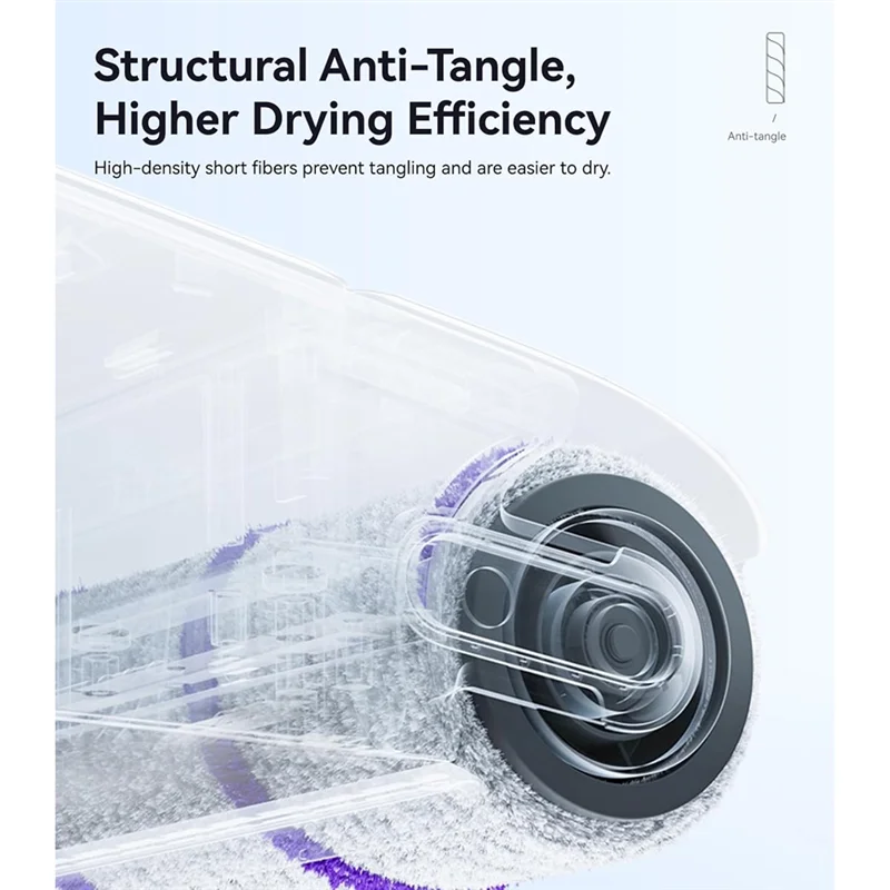 Акция! 4 шт., щетка из микрофибры, валик, замена для Narwal S20 Pro, комплект аксессуаров для пылесоса, эффективная бытовая уборка Pa
