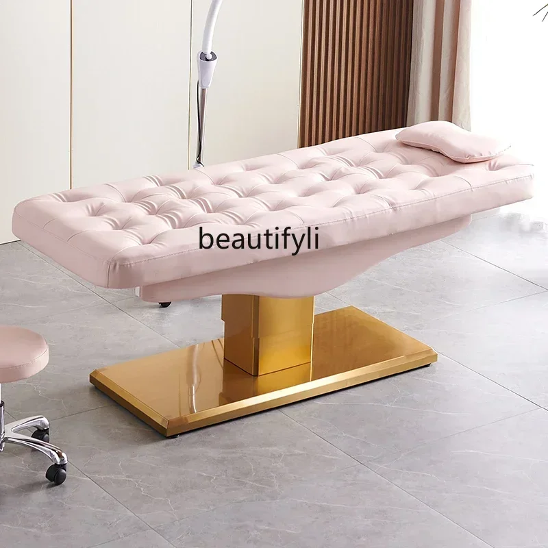 

44High-End Electric Injection Facial Bed Automatic Lifting Multifunctional Tattoo Couch Beauty Salon Special Medical Surge