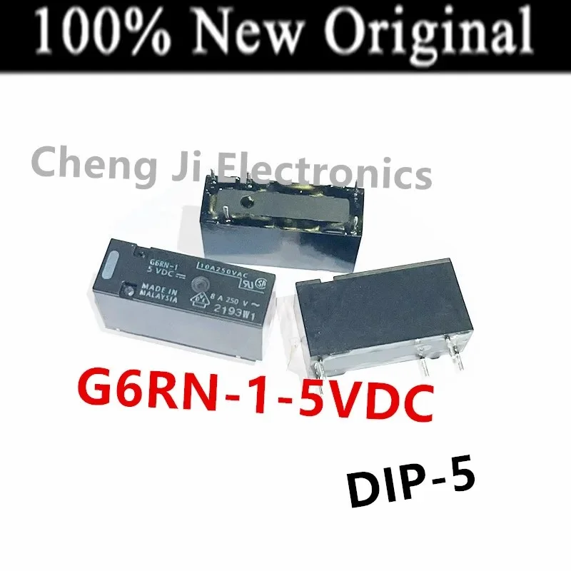 5-10PCS/Lot   G6RN-1-5VDC 、G6RN-1-12VDC 、G6RN-1-24VDC   DIP-5  New Original Power Relay    G6RN-1-DC12V、G6RN-1-DC24V、G6RN-1-DC5V