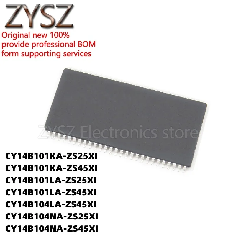 5PCS  CY14B101KA-ZS45XI 14B101LA-ZS25XIT 14B104LA 14B104NA TSOP44