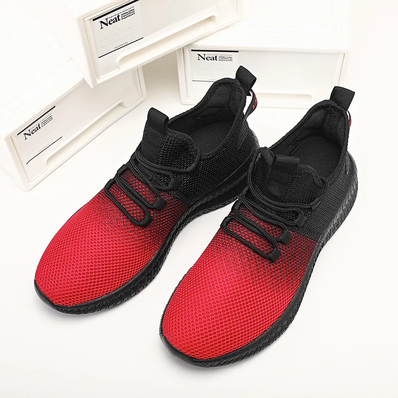 

ELUVA Men's Walking Sneakers Casual Shoes Lightweight Breathable Gym Tennis Shoes Anti Slip Wear Resistant Outdoor Sport Shoes