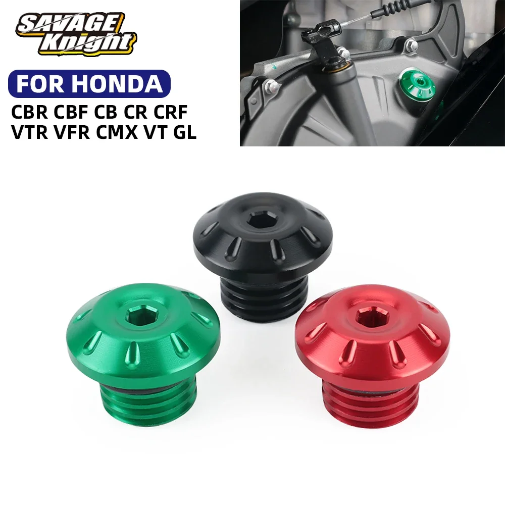 Engine Oil Filler Cap Plug Screw For HONDA CBR CB CBF CR CRF VTR VFR 125 150 250 300 450 500 600 900 1000 1100 1200 1300 VT1100