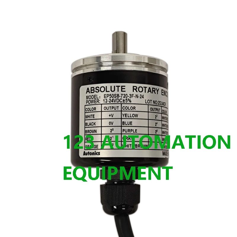 Autentyczny nowy enkoder Autonics EP50S8-256-3F-N-24 720-3F-N-24 720-1F-P-24 1024-3F-P-24 1024-3R-N-24 1024-2F-N-5 1024-3F-N-24