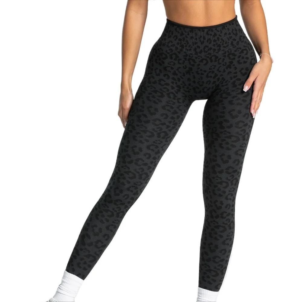 Women's Yoga Leggings Leopard Sculpt