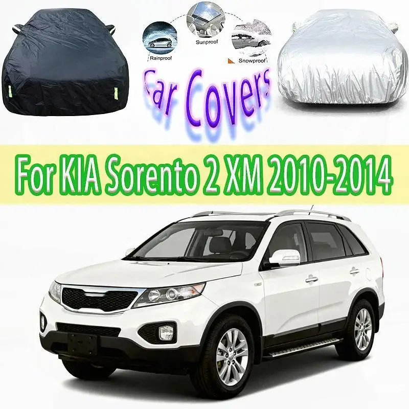 

For Full for KIA Sorento 2 XM 2010-2014 Outdoor Protection Waterproof Dustproof Car Covers