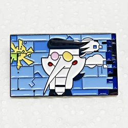 Deltarunes Spamton Game villain Cartoon Figure Enamel Pin Brooches Accessories Gifts Collectibles