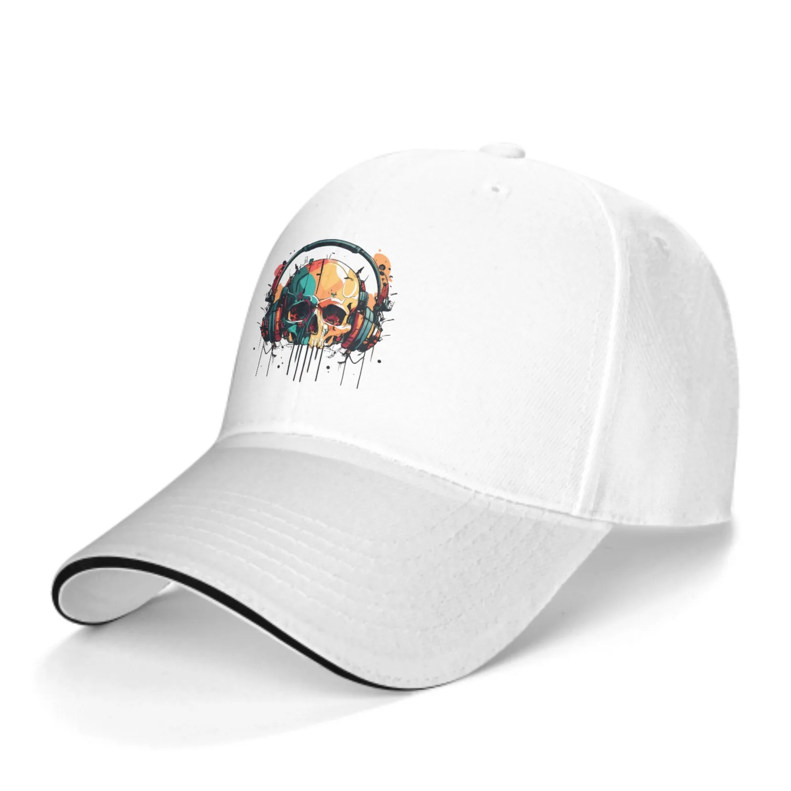 

Music Lover Baseball Cap Outdoor Sunhat Breathable Sports Cap Fishing Sunscreen Travel Casquette Couple Versatile Solid Color