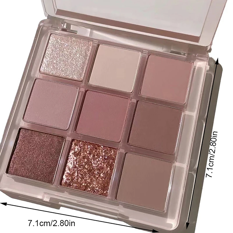 Glitter Powder Earth Color Lasting Monochrome Eyeshadow Palette Eye Makeup Eye Shadow Pearl Non-smudging Delicate Smooth 