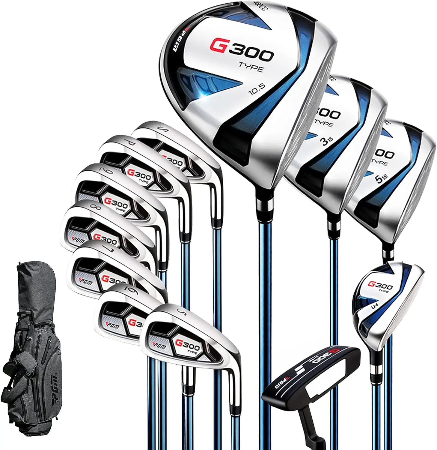 

PGM Men's Complete Golf Club Sets - 12 Pieces