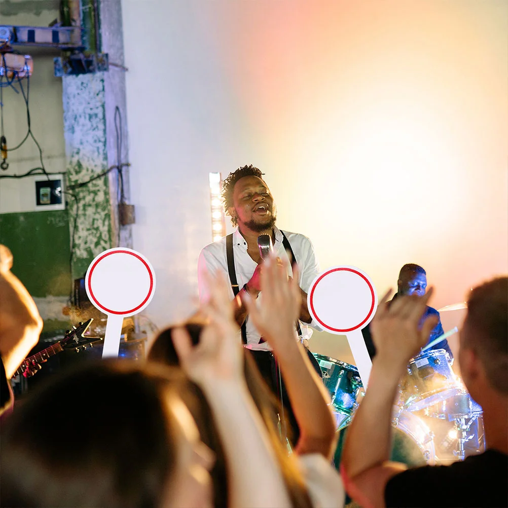 4 Pcs Score Board White Sticker Whiteboard Paper Mini Raise Sign Poster Boards Foam Writing Scoring Student