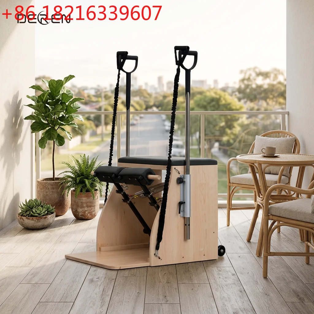 YAO Pilates Equipment Wunda Chair Made of Maple Wood and Suitable for Yoga and Fitness Training