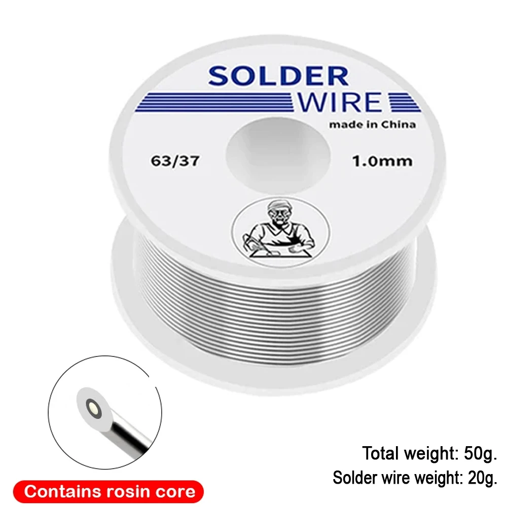 NEW Electronic Soldering Wire Higher-Quality 20g-1.0mm Solder Wires Rosin Core Tin Multipurpose Welding Flux Iron Wire